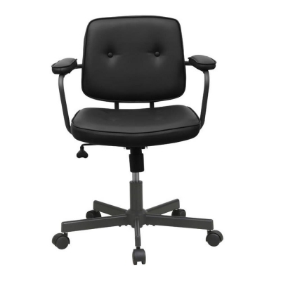 Καρέκλα γραφείου Nextdeco μαύρη Υ77-87x62.5x60,5εκ,