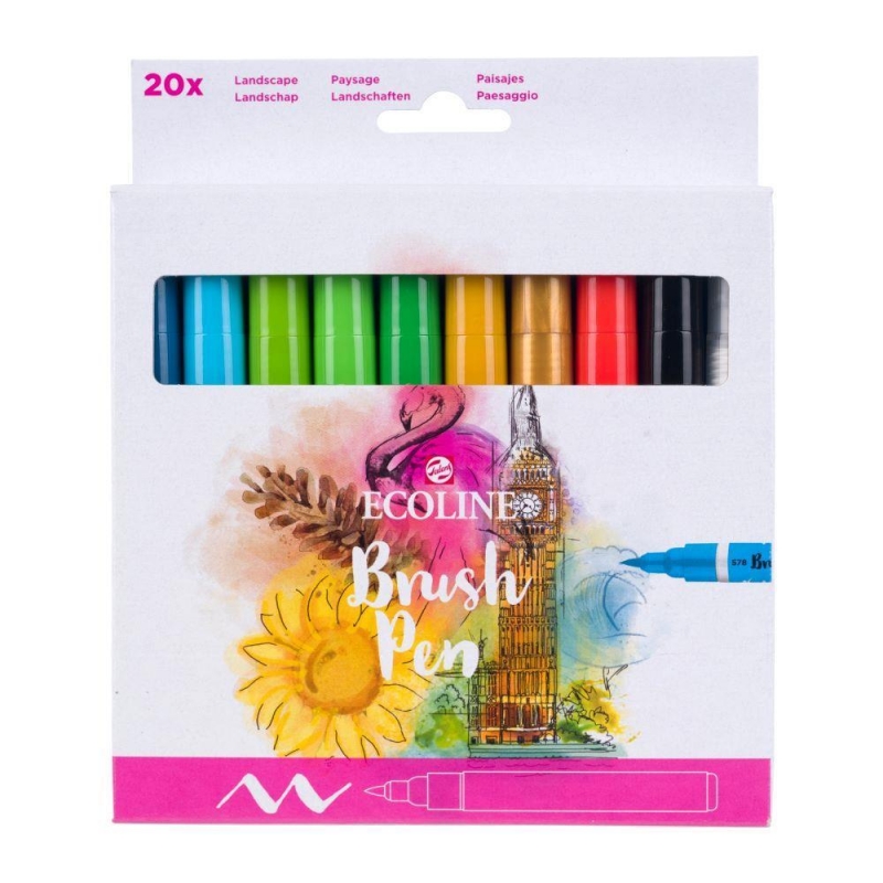 Talens ecoline brushpen σετ 20 τεμ. Talens ecoline brushpen σετ 20 τεμ.