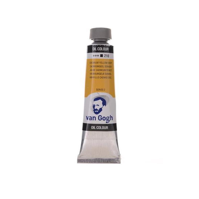 Talens van gogh χρώματα λαδιού 60ml (210-Cadmium yellow deep) Talens van gogh χρώματα λαδιού 60ml (210-Cadmium yellow deep)