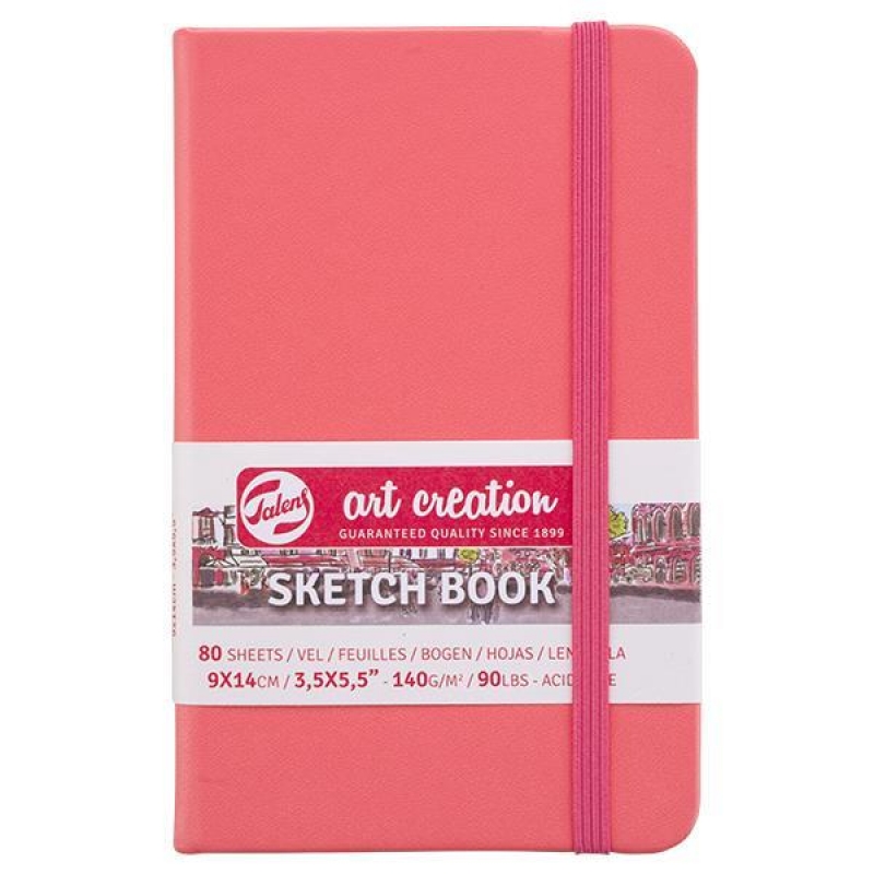 Talens Sketch book κοραλί 80φυλ. 9x14εκ. 140 γρ. Talens Sketch book κοραλί 80φυλ. 9x14εκ. 140 γρ.