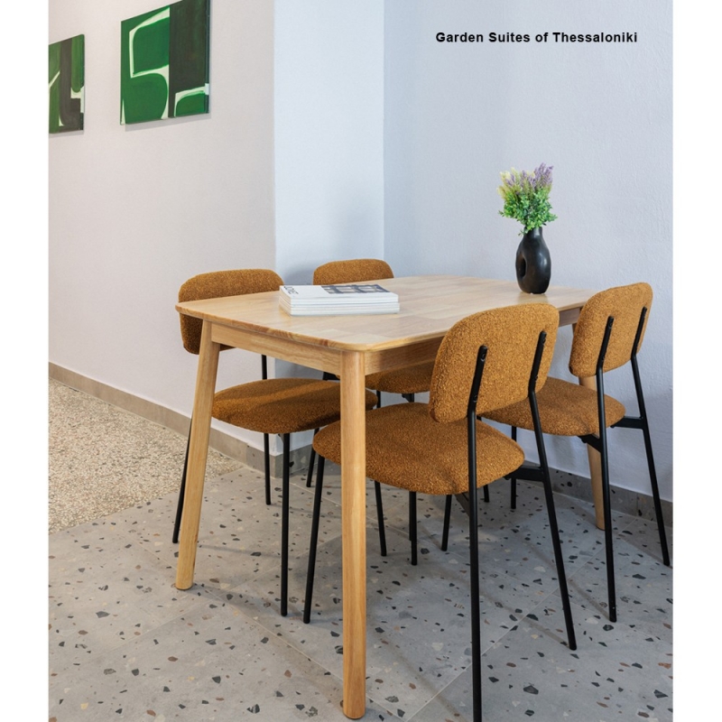 Καρέκλα μεταλλική Nextdeco Rosa μουσταρδι Υ81x47x52εκ. Καρέκλα μεταλλική Nextdeco Rosa μουσταρδι Υ81x47x52εκ.