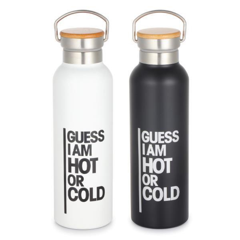 Θερμός - μπουκάλι Guess με διπλά τοιχώματα 500ml σε 2 χρώματα