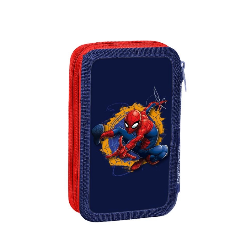 Κασετίνα σχολική γεμάτη Spiderman Υ20x12x4εκ.