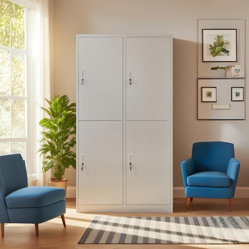 Φοριαμός - Μεταλλική ντουλάπα Nextdeco 4 ντουλάπια με κλειδιά Υ185x90x45εκ βάθος. Φοριαμός - Μεταλλική ντουλάπα Nextdeco 4 ντουλάπια με κλειδιά Υ185x90x45εκ βάθος.