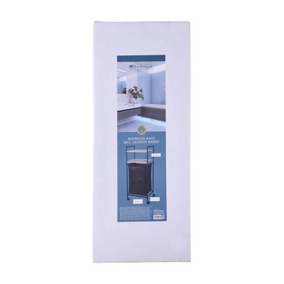 Καλάθι απλύτων Nextdeco με 2 ράφια 40lt Y89,5x38x32,5εκ. Καλάθι απλύτων Nextdeco με 2 ράφια 40lt Y89,5x38x32,5εκ.