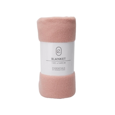 Κουβέρτα Fleece ροζ 130x160εκ. Κουβέρτα Fleece ροζ 130x160εκ.