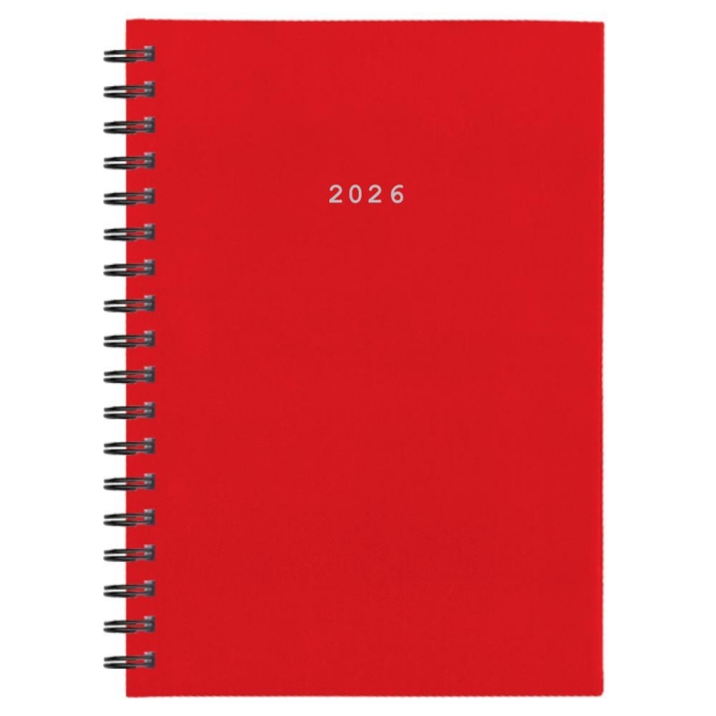 Next ημερολόγιο 2026 basic ημερήσιο σπιράλ κόκκινο 14x21εκ. Next ημερολόγιο 2026 basic ημερήσιο σπιράλ κόκκινο 14x21εκ.