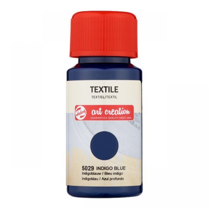 Talens χρώμα textile 5029 indigo blue 50ml