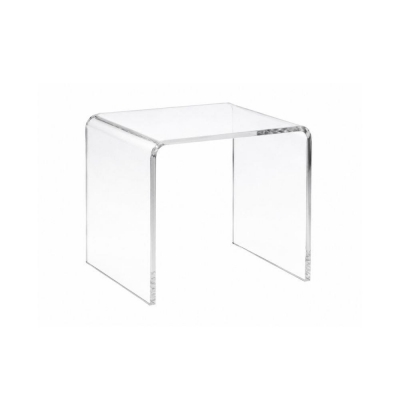 Τραπεζάκι - Κομοδίνο Nextdeco P Shape ακρυλικό διάφανο Υ45x40x30εκ.