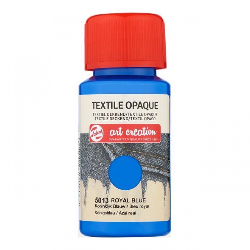 Talens χρώμα textile opaque 5013 royal blue 50ml