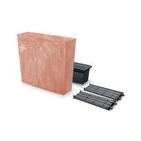 Ζαρντινιέρα terracotta beton effect Y49,8x58x18εκ.