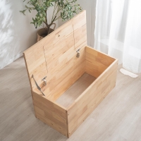 Ξύλινο παγκάκι- μπαούλο Nextdeco Natural Υ39x40x80εκ. Ξύλινο παγκάκι- μπαούλο Nextdeco Natural Υ39x40x80εκ.