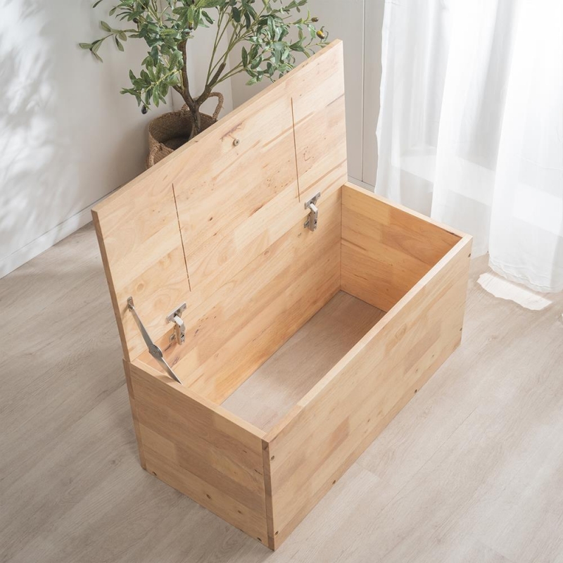 Ξύλινο παγκάκι- μπαούλο Nextdeco Natural Υ39x40x80εκ. Ξύλινο παγκάκι- μπαούλο Nextdeco Natural Υ39x40x80εκ.