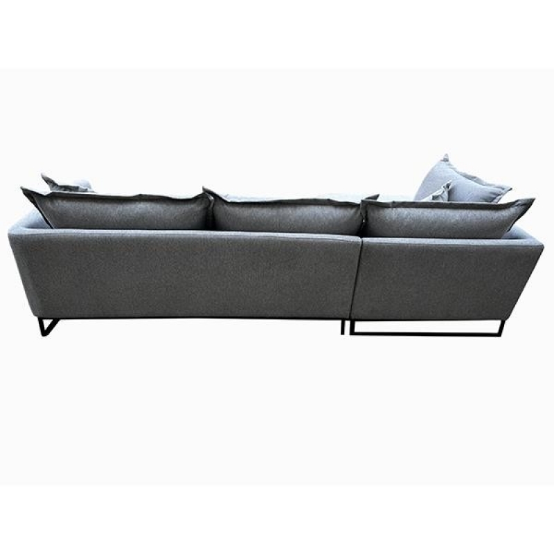 Καναπές γωνιακός Nextdeco Siegfried δεξιά γωνία γκρι Y85x286x183εκ. Καναπές γωνιακός Nextdeco Siegfried δεξιά γωνία γκρι Y85x286x183εκ.