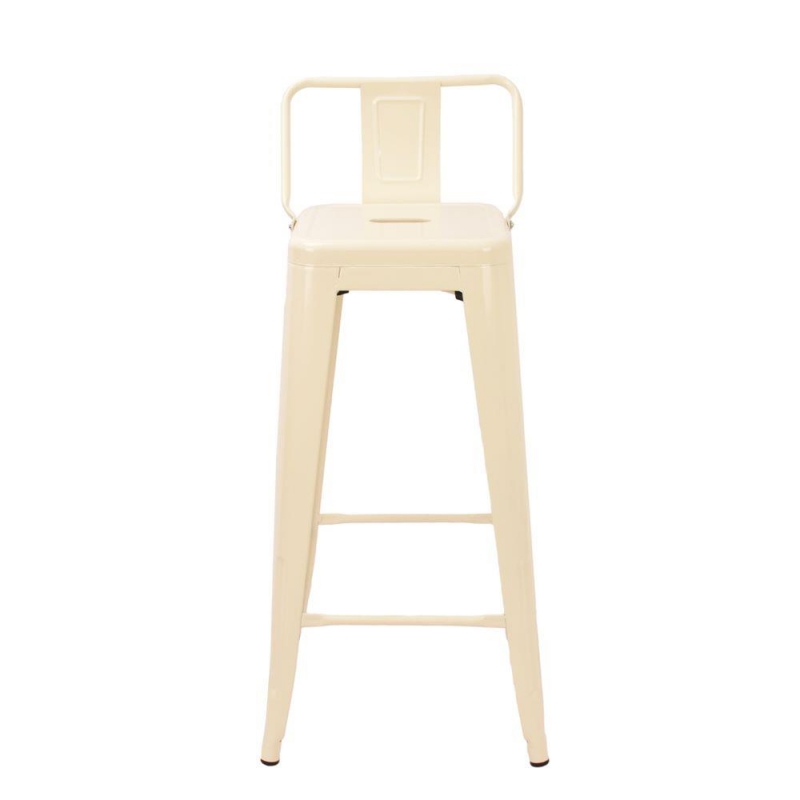 Σκαμπό μεταλλικό Nextdeco Loft κρεμ ματ Υ95εx43x44εκ Σκαμπό μεταλλικό Nextdeco Loft κρεμ ματ Υ95εx43x44εκ