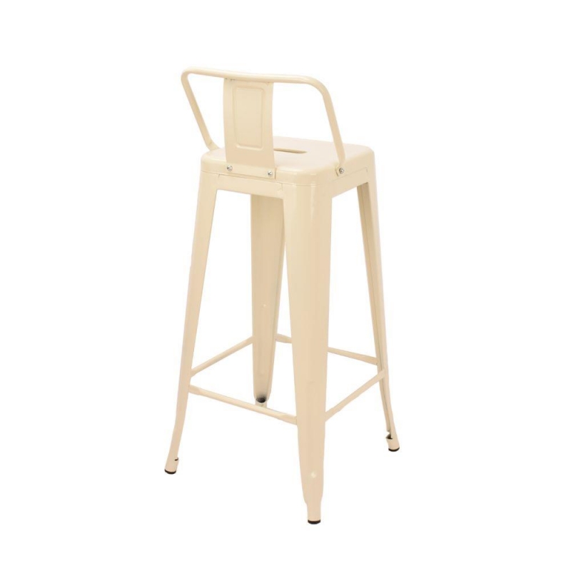 Σκαμπό μεταλλικό Nextdeco Loft κρεμ ματ Υ95εx43x44εκ Σκαμπό μεταλλικό Nextdeco Loft κρεμ ματ Υ95εx43x44εκ