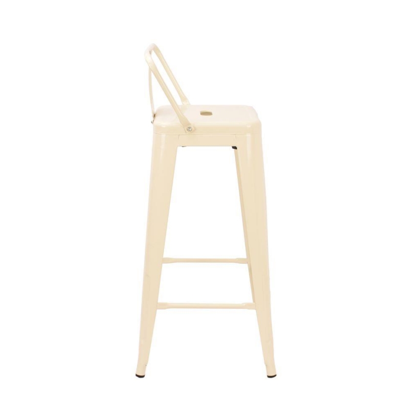 Σκαμπό μεταλλικό Nextdeco Loft κρεμ ματ Υ95εx43x44εκ Σκαμπό μεταλλικό Nextdeco Loft κρεμ ματ Υ95εx43x44εκ