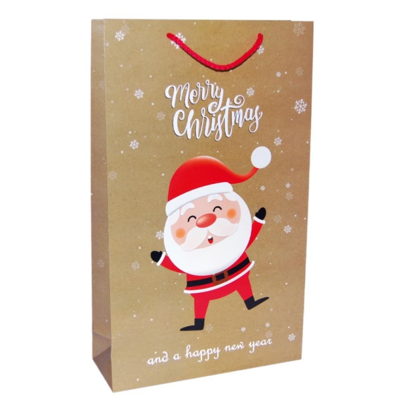 Next χάρτινη τσάντα Santa Claus Υ41x24,5x9εκ