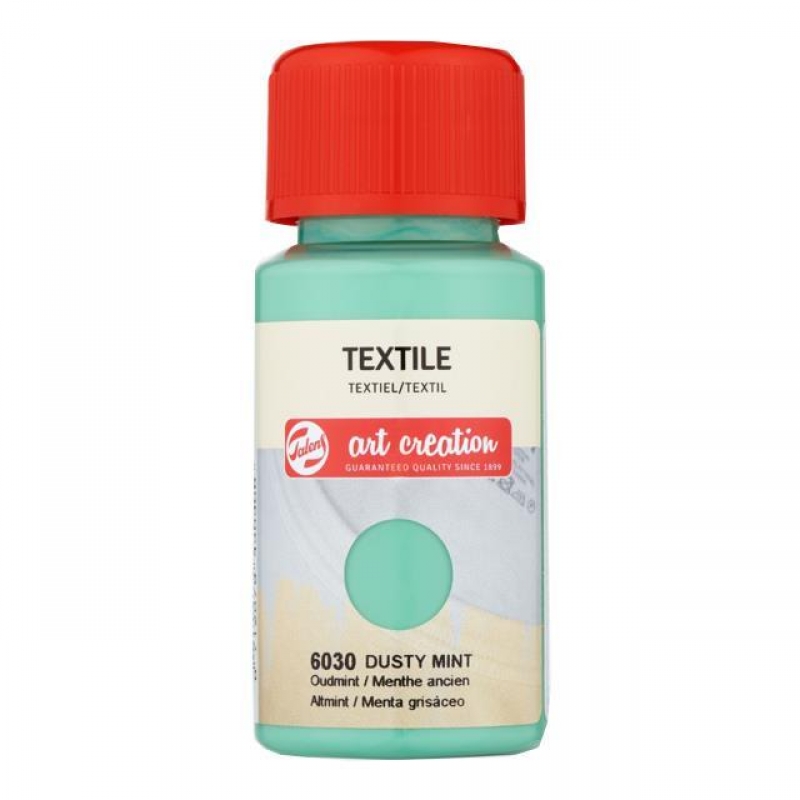 Talens χρώμα textile 6030 dusty mint 50ml