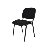 Καρέκλα επισκέπτη Nextdeco μαύρη Υ81,5x58x54,5εκ.