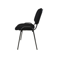 Καρέκλα επισκέπτη Nextdeco μαύρη Υ81,5x58x54,5εκ.