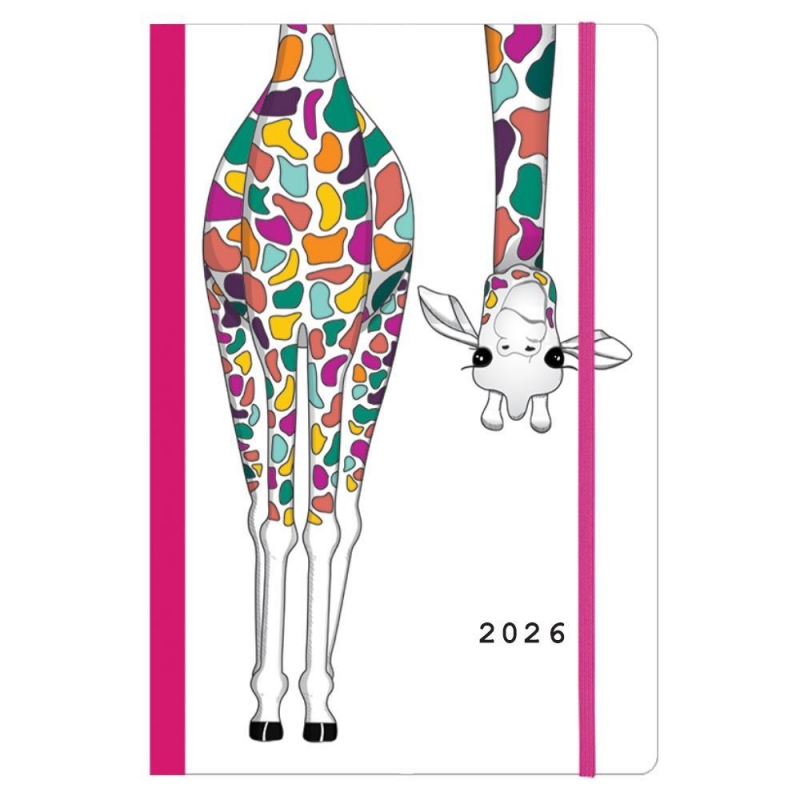 Next ημερολόγιο 2026 Trends Giraffe ημερήσιο flexi με λάστιχο 14x21εκ. Next ημερολόγιο 2026 Trends Giraffe ημερήσιο flexi με λάστιχο 14x21εκ.