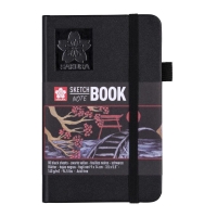 Sakura Sketch/note book μαύρο 80φυλ. 9x14εκ. με μαύρο χαρτί Sakura Sketch/note book μαύρο 80φυλ. 9x14εκ. με μαύρο χαρτί