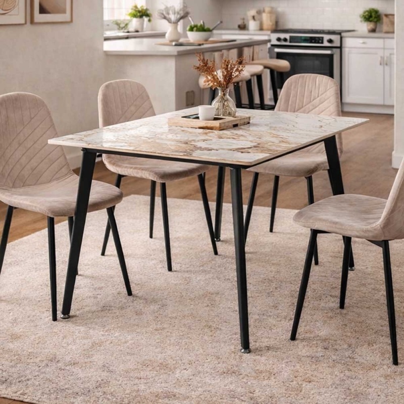 Τραπέζι Nextdeco κεραμική επιφάνεια Υ75x120x80εκ. Τραπέζι Nextdeco κεραμική επιφάνεια Υ75x120x80εκ.
