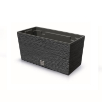 Ζαρντινιέρα - κασπώ Furu ανθρακί Y19,5x39,5x18,5,5εκ.