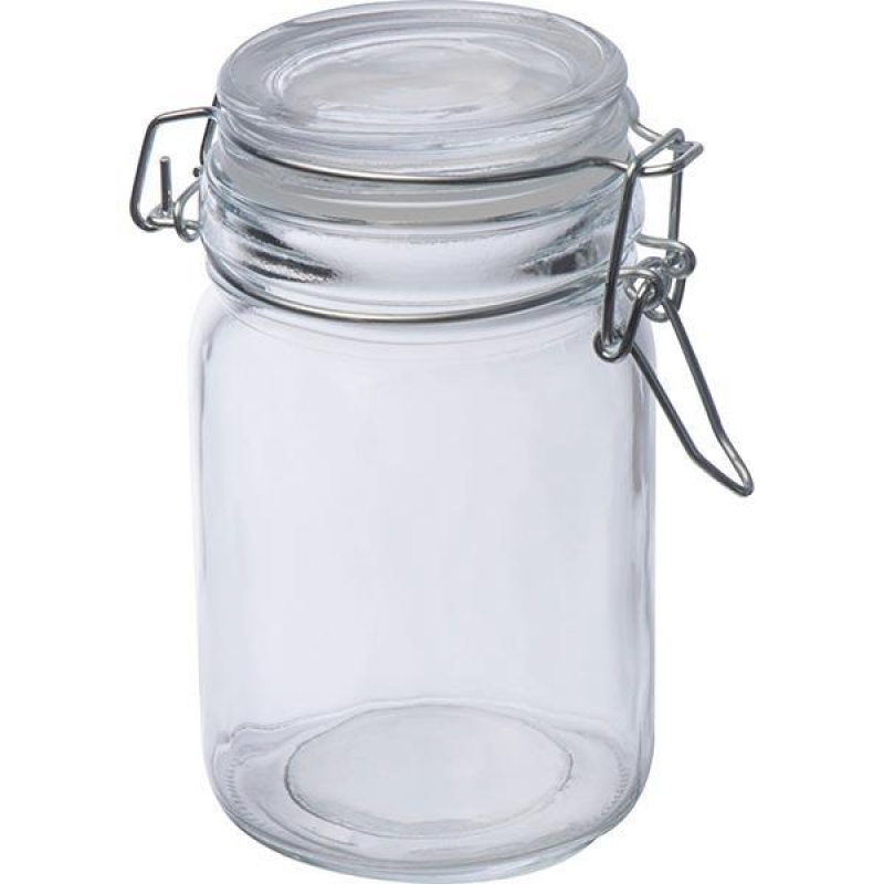 Δοχείο γυάλινο με αεροστεγές κλείσιμο 200 ml. Υ11,5xØ9εκ. Δοχείο γυάλινο με αεροστεγές κλείσιμο 200 ml. Υ11,5xØ9εκ.