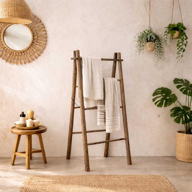 Σκάλα - Κρεμάστρα Nextdeco ανακυκλωμένο ξύλο teak Υ123xΜ53xΠ65/12εκ Σκάλα - Κρεμάστρα Nextdeco ανακυκλωμένο ξύλο teak Υ123xΜ53xΠ65/12εκ
