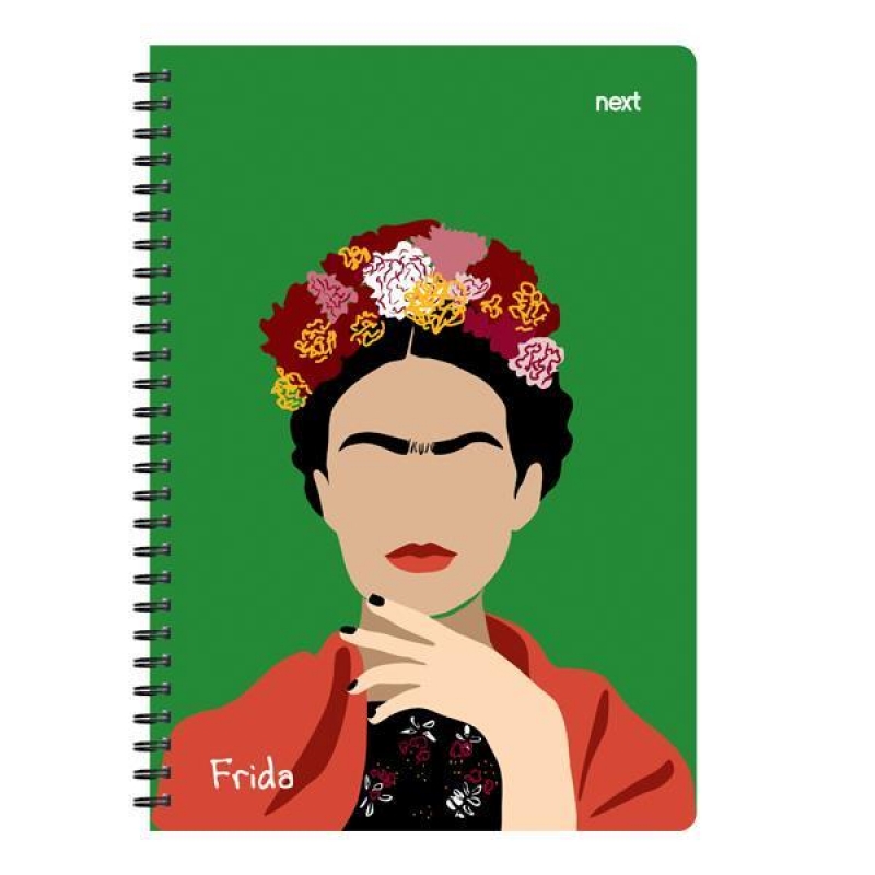 Next trends Frida τετράδιο σπιράλ 2 θέματα 70 φύλλα 17x25εκ.