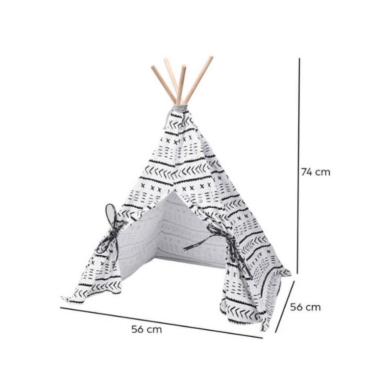 Σπιτάκι-σκηνή κατοικιδίου "Teepee Pet" Υ74x56x56
εκ. Σπιτάκι-σκηνή κατοικιδίου "Teepee Pet" Υ74x56x56
εκ.