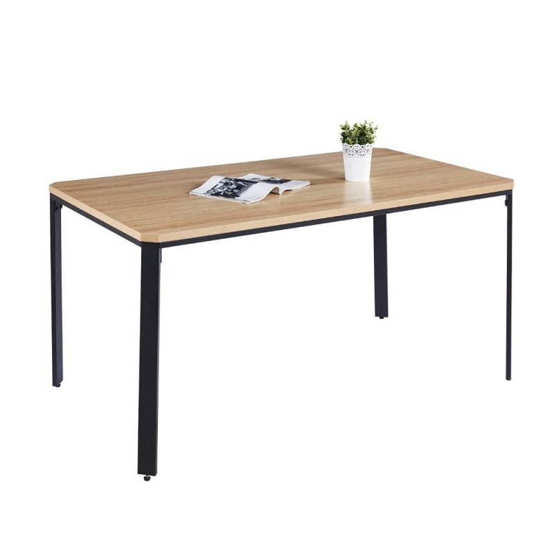 Τραπέζι Nextdeco MDF καπλαμά και δρυ ξύλο Υ75x160x90εκ Τραπέζι Nextdeco MDF καπλαμά και δρυ ξύλο Υ75x160x90εκ