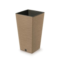 Γλάστρα - κασπώ FURU καφέ Y55x29,5x29,5εκ.