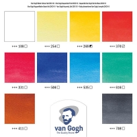 Talens van gogh νερομπογιές σετ 10 τεμ. 10ml. Talens van gogh νερομπογιές σετ 10 τεμ. 10ml.