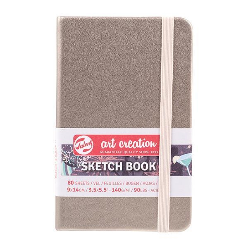 Talens Sketch book ροζ σαμπανί 80φυλ. 9x14εκ. 140γρ.