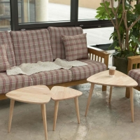 Τραπεζάκια σετ 3 Nextdeco Natural μασίφ ξύλο Τραπεζάκια σετ 3 Nextdeco Natural μασίφ ξύλο