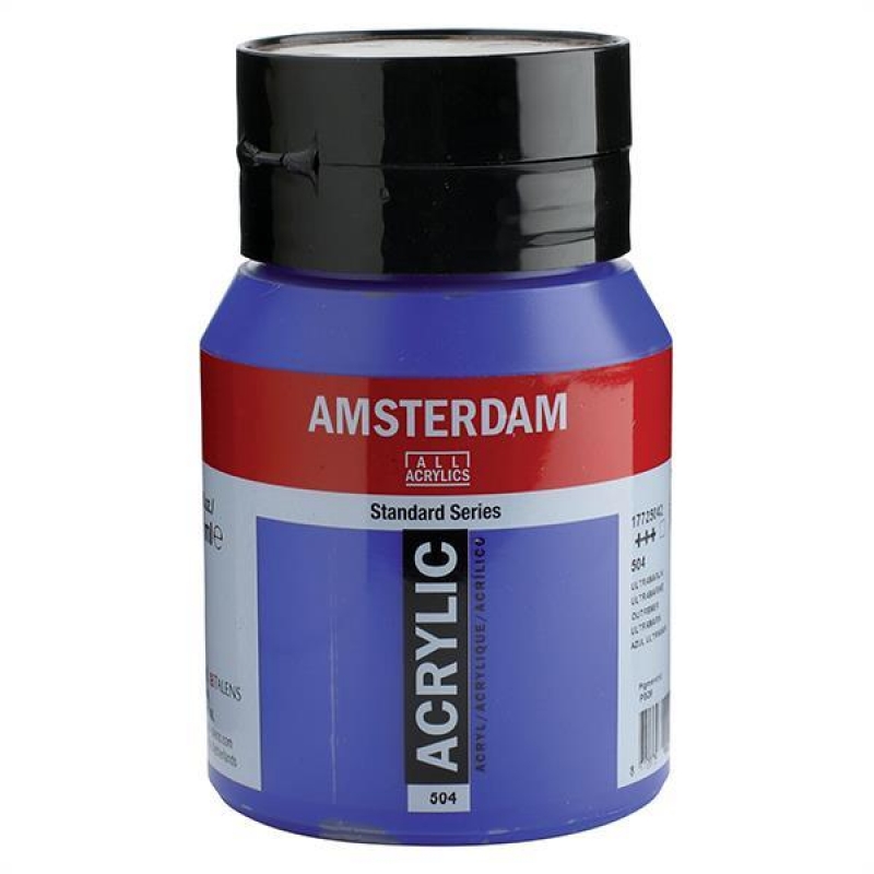 Talens amsterdam ακρυλικό χρώμα 504 ultramarine 500ml Talens amsterdam ακρυλικό χρώμα 504 ultramarine 500ml
