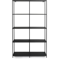 Ραφιέρα μεταλλική Nextdeco με 4 ράφια μαύρη Υ175x100x36εκ. Ραφιέρα μεταλλική Nextdeco με 4 ράφια μαύρη Υ175x100x36εκ.