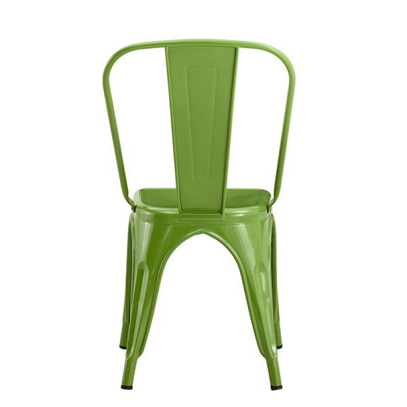 Καρέκλα μεταλλική Nextdeco Loft στοιβαζόμενη olive green 45x48xΥ85εκ Καρέκλα μεταλλική Nextdeco Loft στοιβαζόμενη olive green 45x48xΥ85εκ