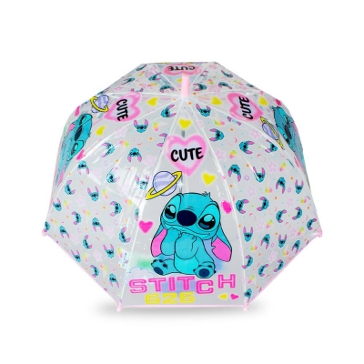 Παιδική διάφανη ομπρέλα Stitch PVC Ø46εκ. Παιδική διάφανη ομπρέλα Stitch PVC Ø46εκ.
