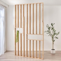 Διαχωριστικό χώρου Nextdeco Natural μασίφ ξύλο Υ240×150×10εκ.