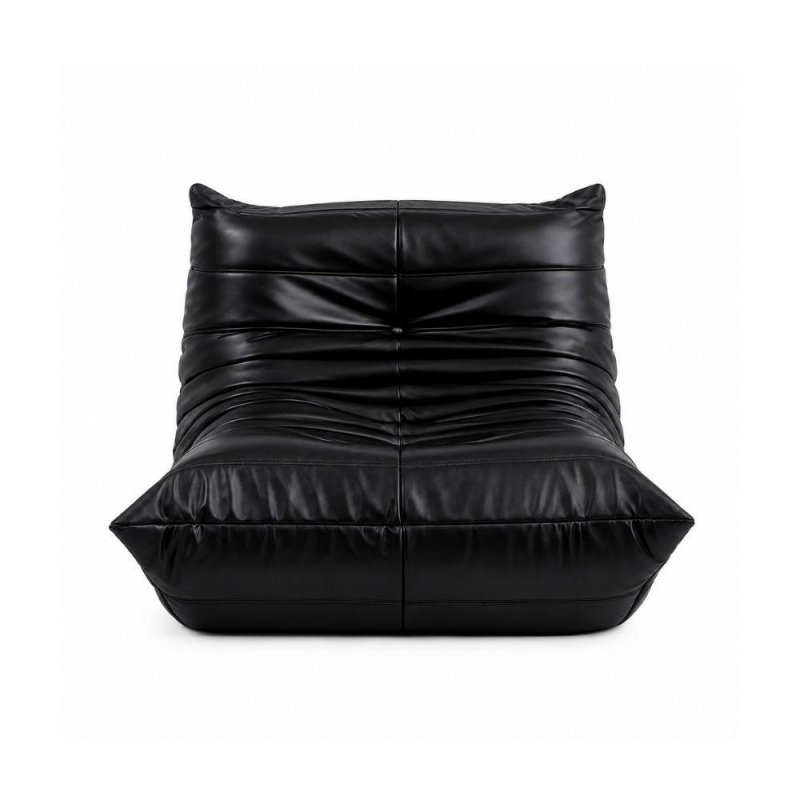 Πολυθρόνα Nextdeco Togo eco leather μαύρη Υ70x97x85εκ. Πολυθρόνα Nextdeco Togo eco leather μαύρη Υ70x97x85εκ.