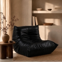 Πολυθρόνα Nextdeco Togo eco leather μαύρη Υ70x97x85εκ. Πολυθρόνα Nextdeco Togo eco leather μαύρη Υ70x97x85εκ.