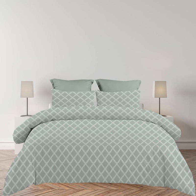 Σετ υπέρδιπλα σεντόνια Lucia grey από 100% βαμβάκι 245x260εκ. Σετ υπέρδιπλα σεντόνια Lucia grey από 100% βαμβάκι 245x260εκ.