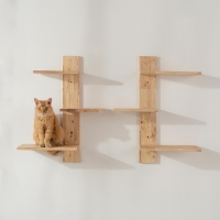 Ράφια αναρρίχησης γάτας Nextdeco Natural μασίφ ξύλο Υ150x68x31,8εκ.