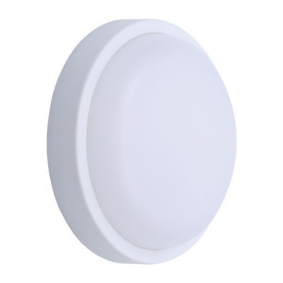 Φωτιστικό τοίχου LED 12W στρογγυλό λευκό 12W Ø17x5εκ. ύψος 3000K Φωτιστικό τοίχου LED 12W στρογγυλό λευκό 12W Ø17x5εκ. ύψος 3000K