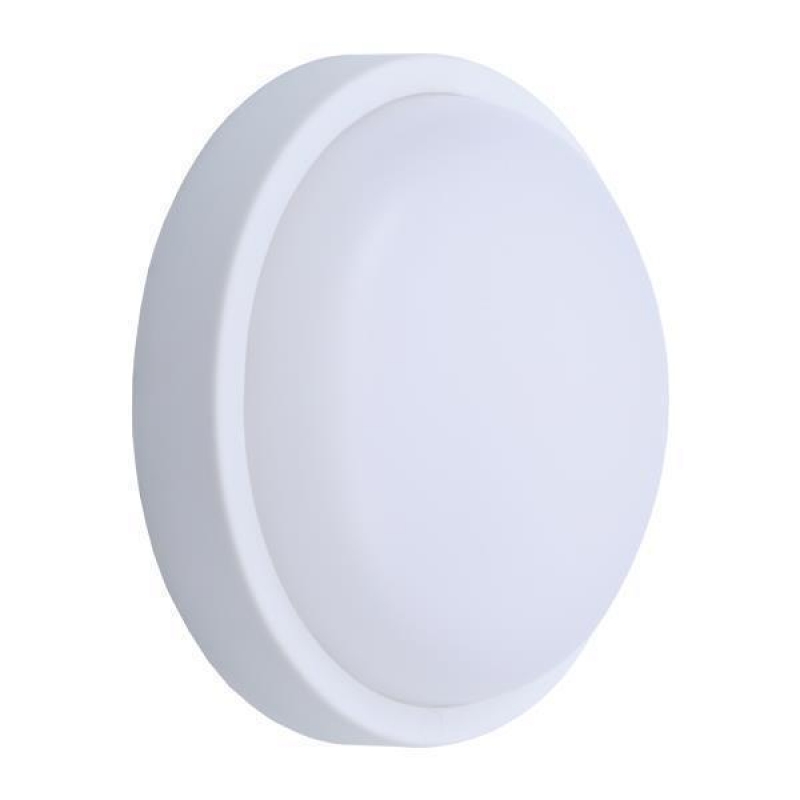 Φωτιστικό τοίχου LED 12W στρογγυλό λευκό 12W Ø17x5εκ. ύψος 3000K Φωτιστικό τοίχου LED 12W στρογγυλό λευκό 12W Ø17x5εκ. ύψος 3000K