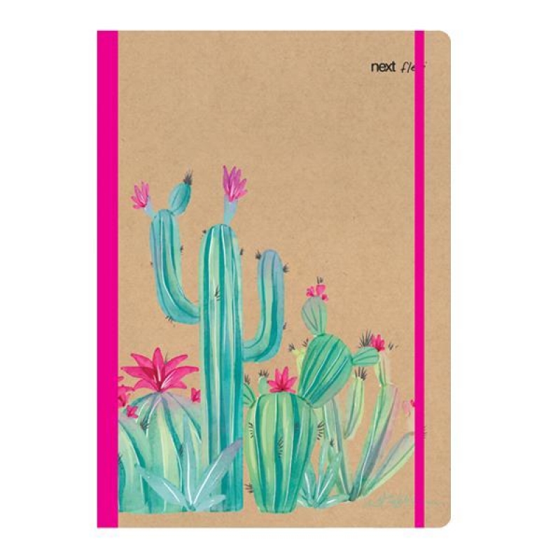 Next trends cactus τετράδιο flexi λάστιχο 21x29εκ. 2θεμ. 80φ. Next trends cactus τετράδιο flexi λάστιχο 21x29εκ. 2θεμ. 80φ.